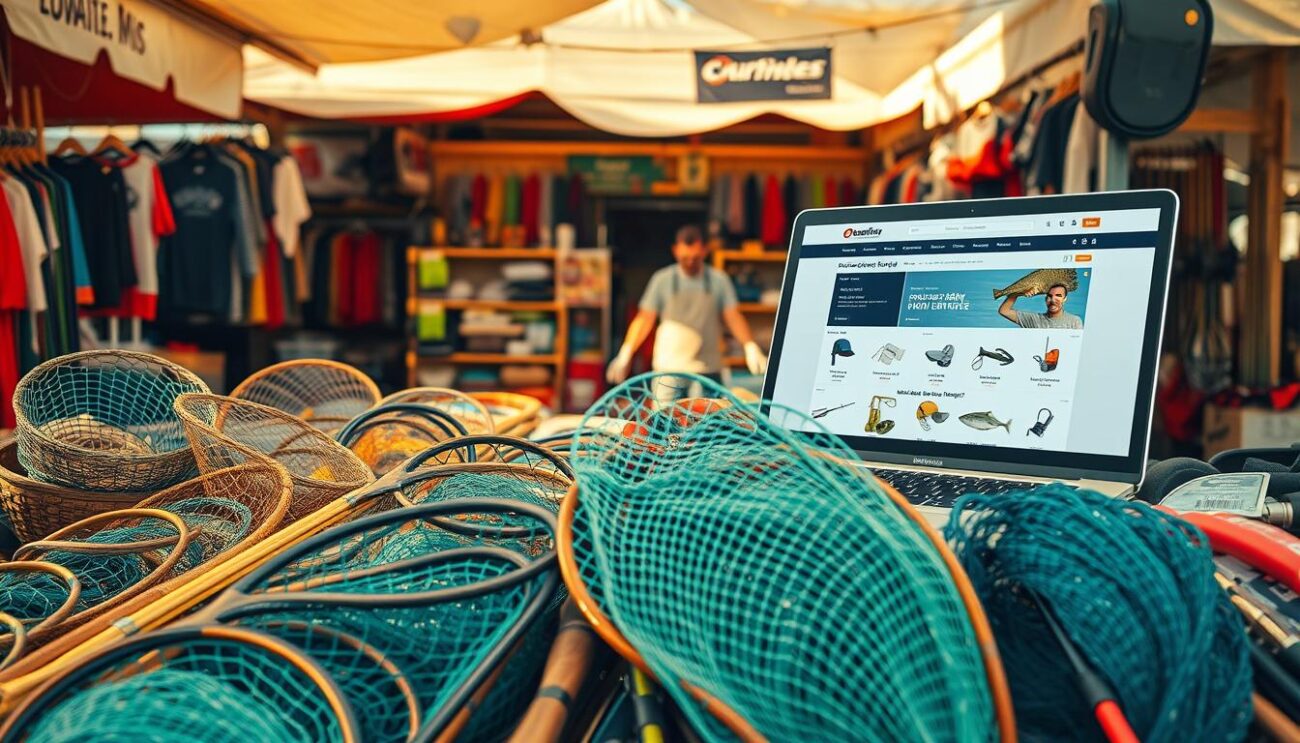 Kescher Online-Shopping vs. Fachhandel
